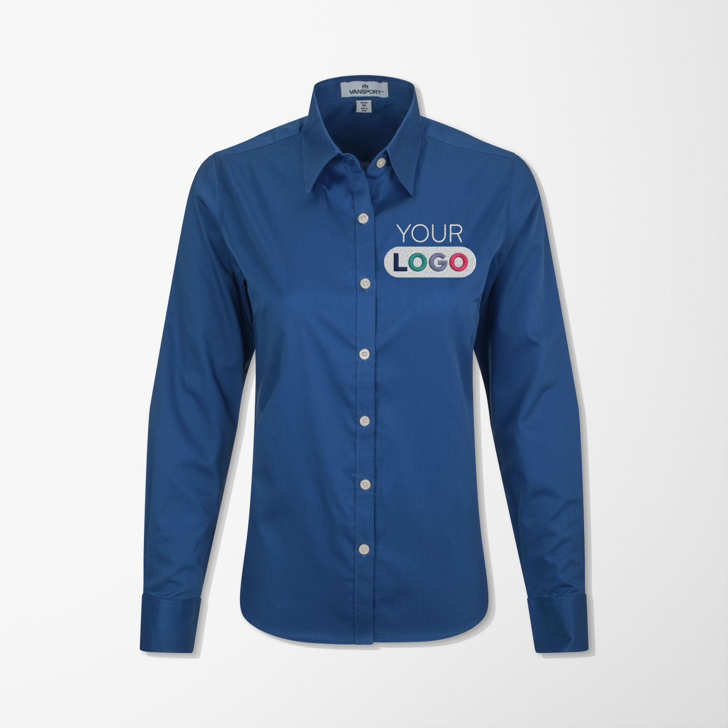 Custom Oxford Dress Shirts with Company Logo