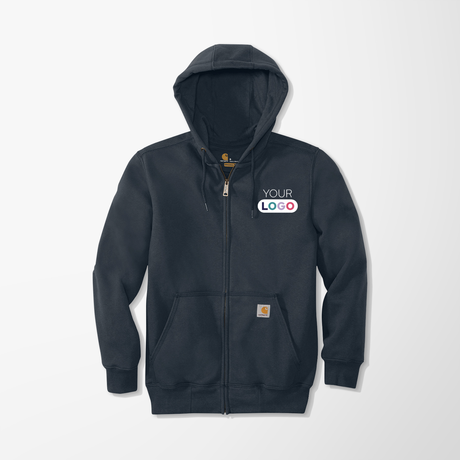 Zip up work hoodie hotsell