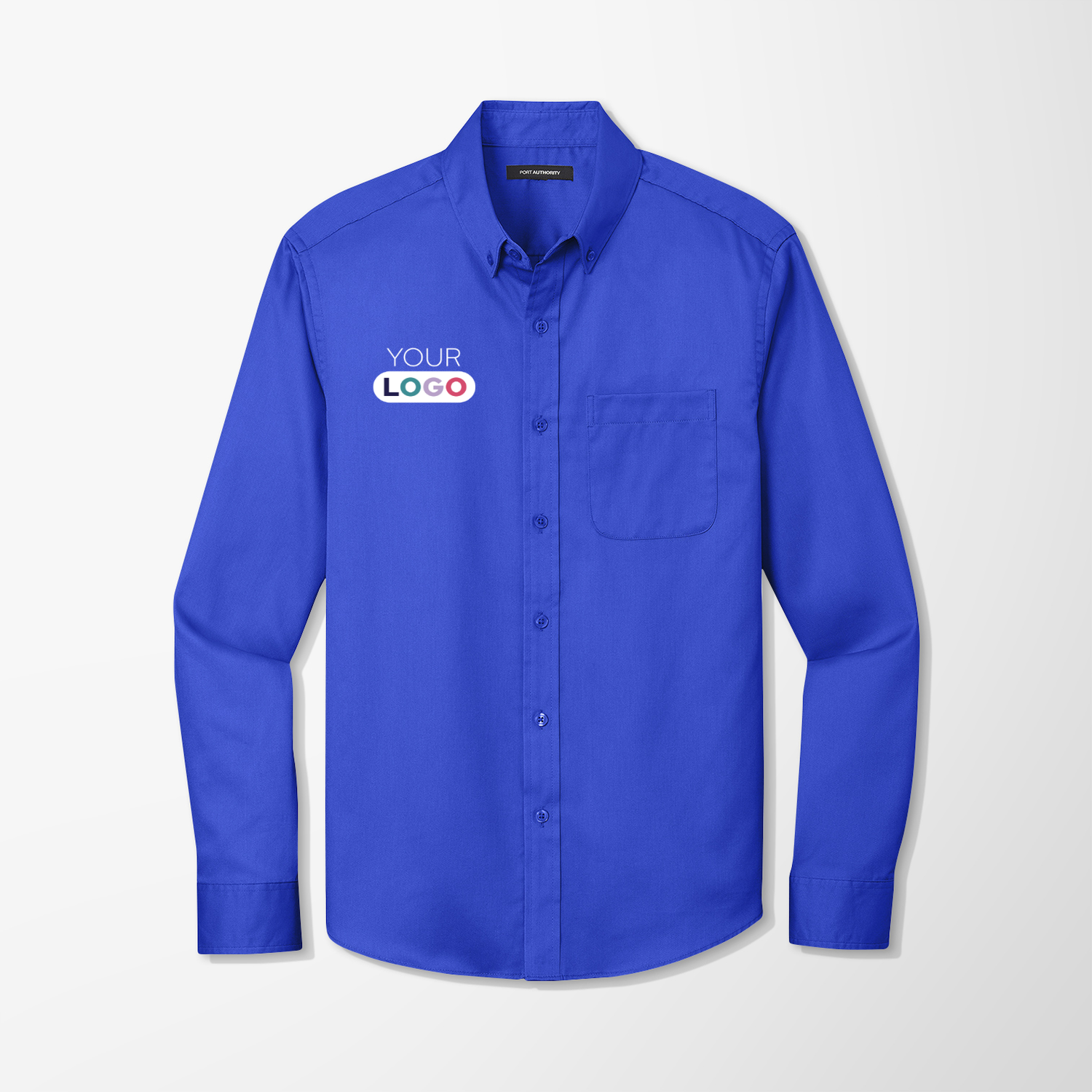 Custom Oxford Dress Shirts with Company Logo