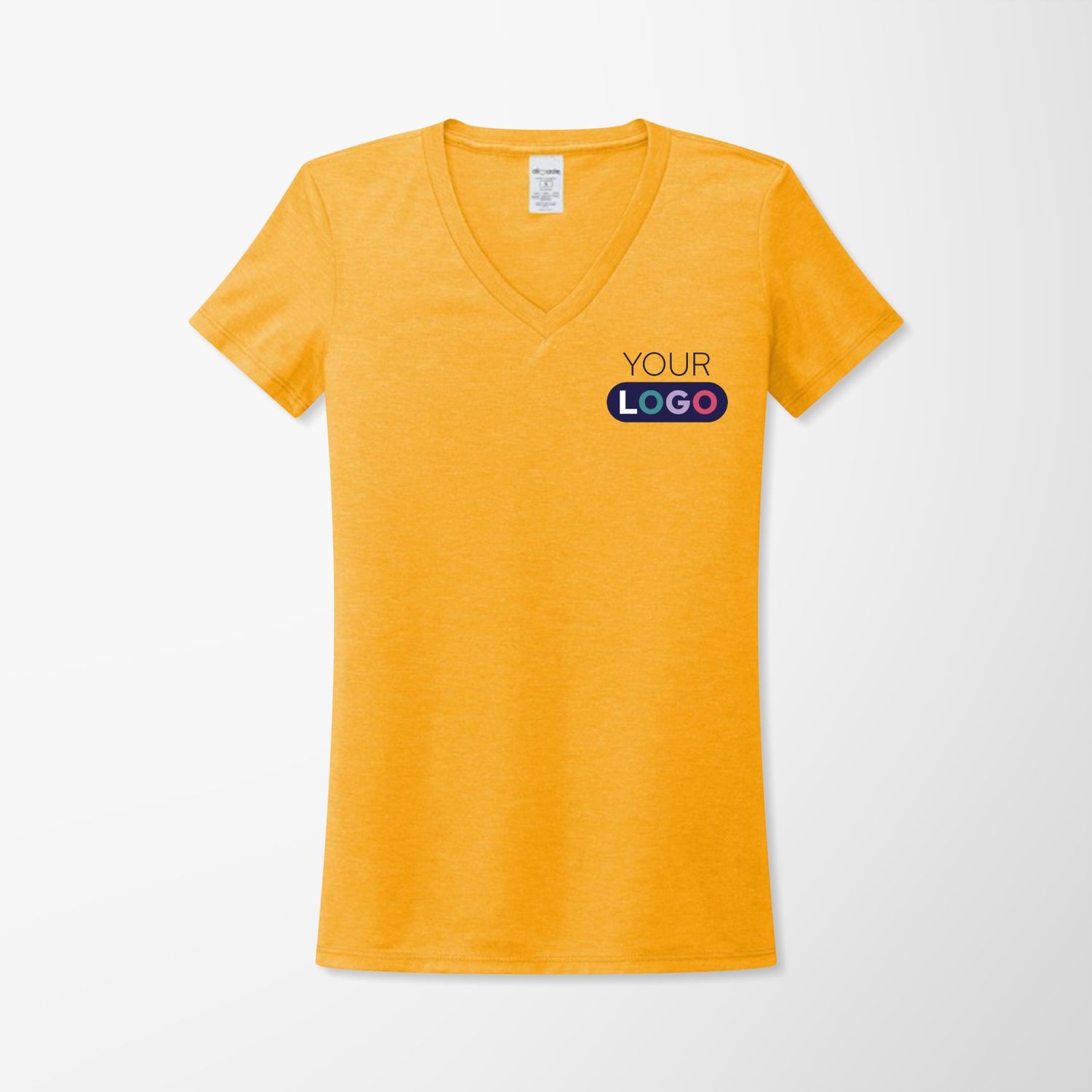 Custom Allmade® Women’s Triblend V-Neck T-Shirt | Pens.com