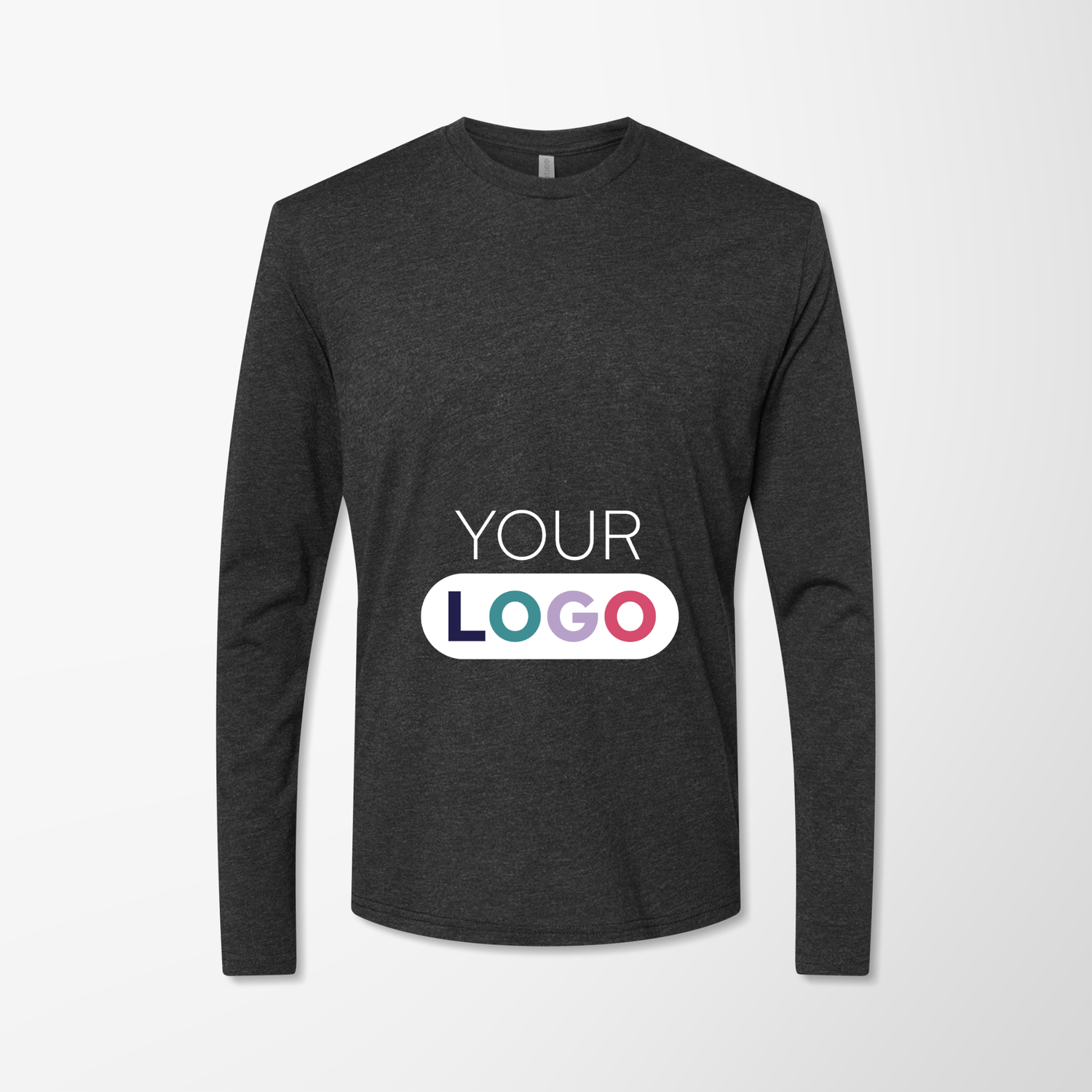 Next Level Triblend Long Sleeve Crew Shirt - Super Soft Blended Fabric (Tahiti Blue, Size XL) - View #10