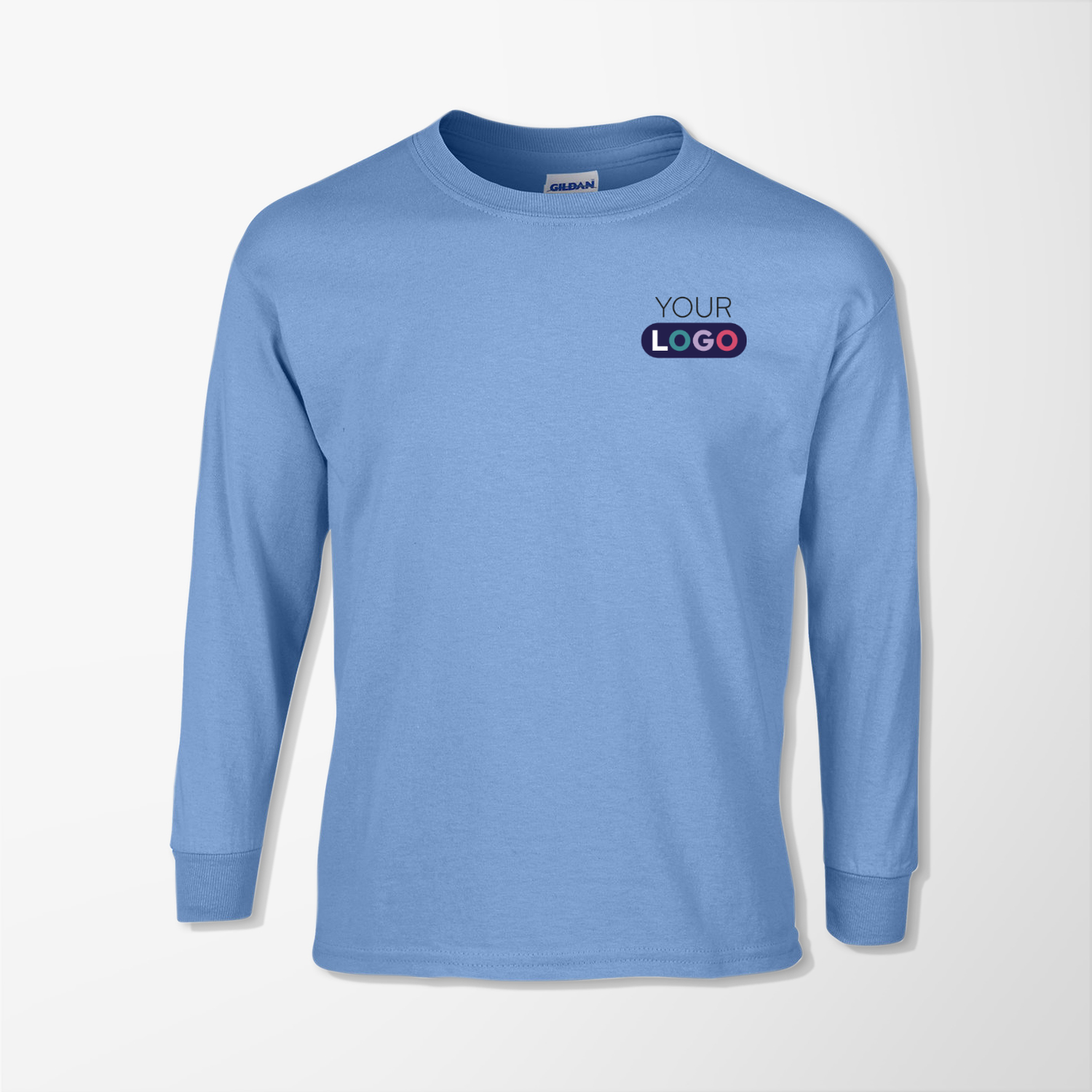 トップス MIRROR9 l logo long sleeve Tshirts T-JUST-LS-D Man: Long-sleeve T-shirt with logo patch | Diesel