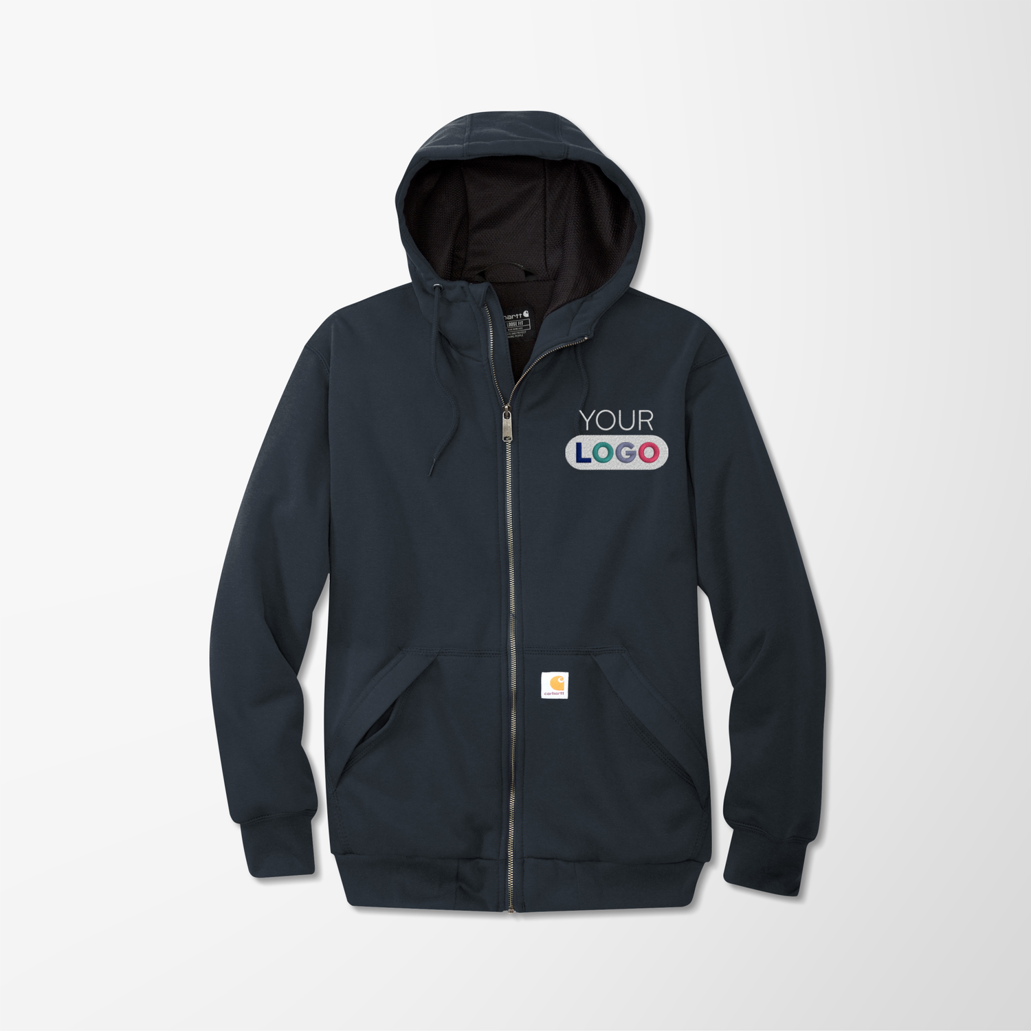 Custom Carhartt® Men's Full-Zip Thermal-Lined Hoodie | Pens.com