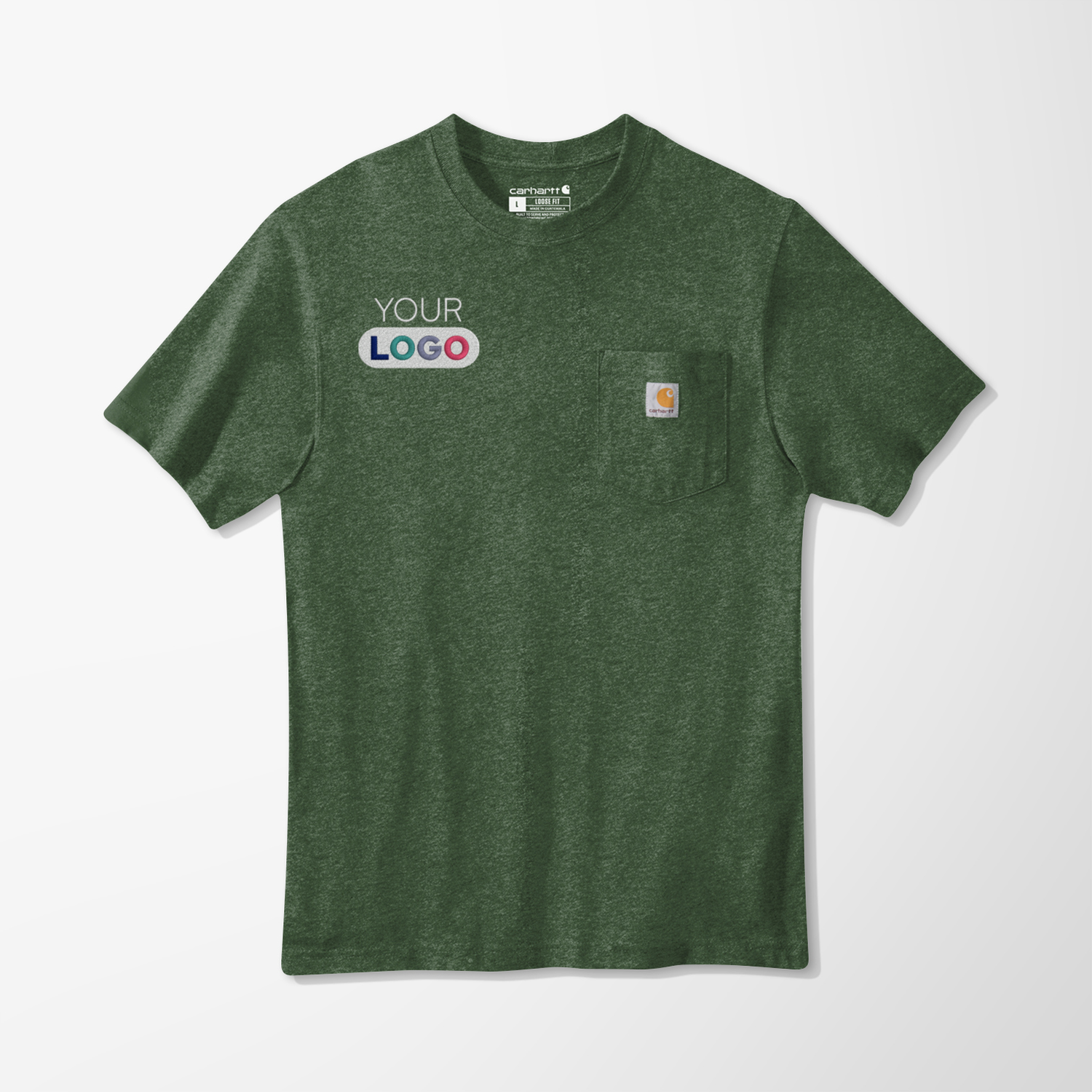 Custom Carhartt® Pocket Short Sleeve T-Shirt | Pens.com