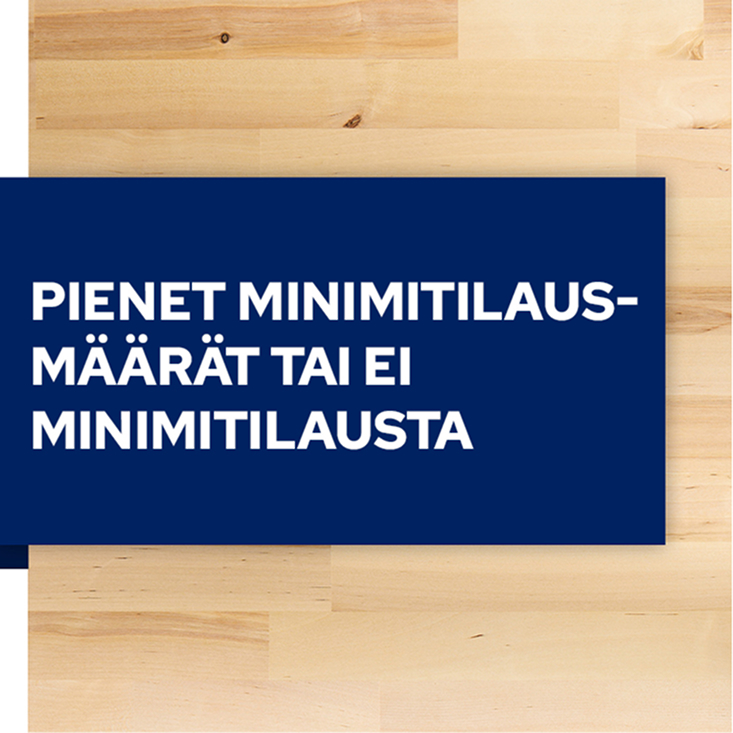 Pienen vähimmäismäärän mainostuotteet