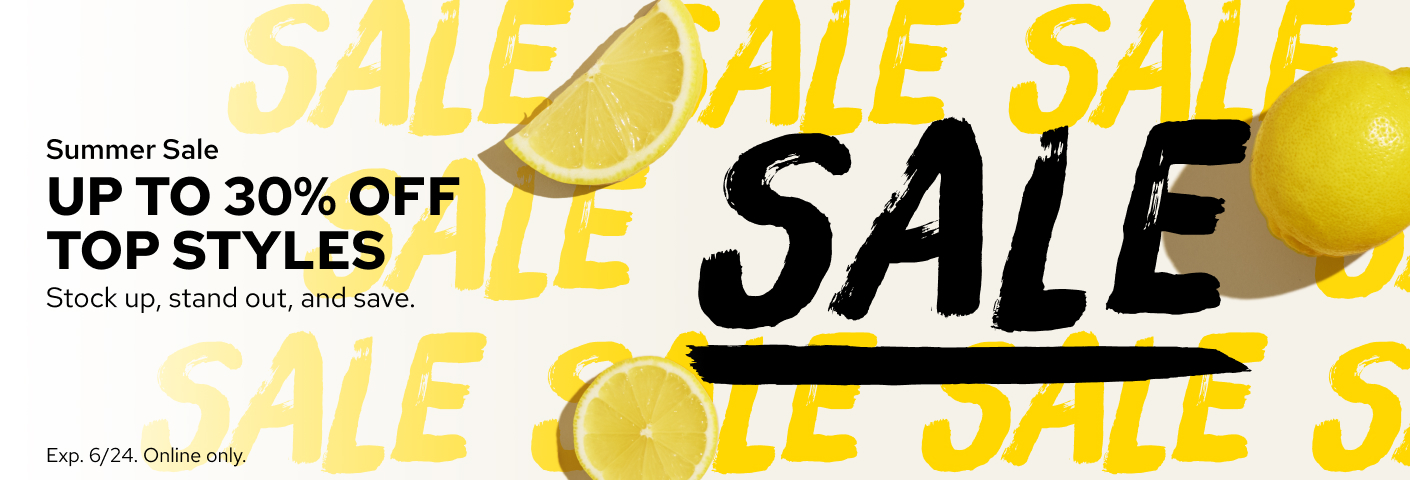 Save up to 30% on top promotional products.