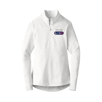 Sport-Tek® Women's Sport-Wick® Half-Zip Heather Pullover