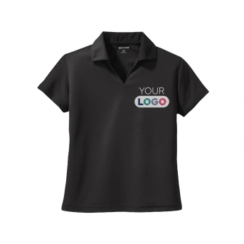 Sport-Tek® Ladies Dri-Mesh® V-Neck Polo.