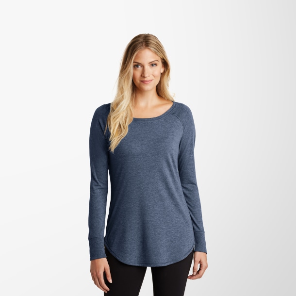 District® Women’s Long-Sleeve Perfect Tri® Tunic T-Shirt