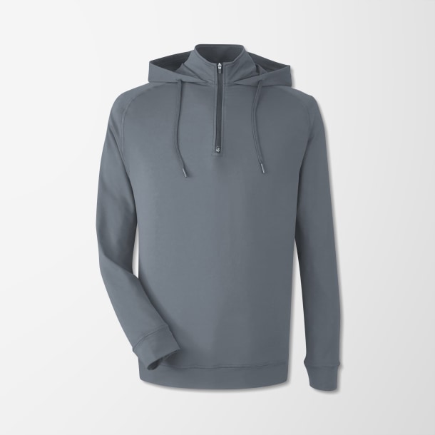 Swannies Adult Quarter-Zip Hooded Vandyke Pullover