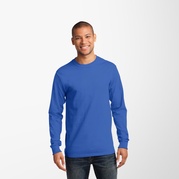 Port & Company® Adult Long-Sleeve Essential T-Shirt