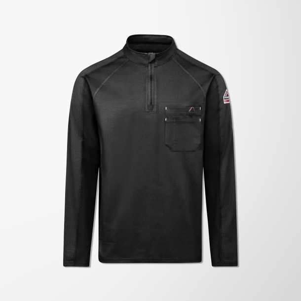 Bulwark Men's Quarter-Zip Flex Knit Pullover