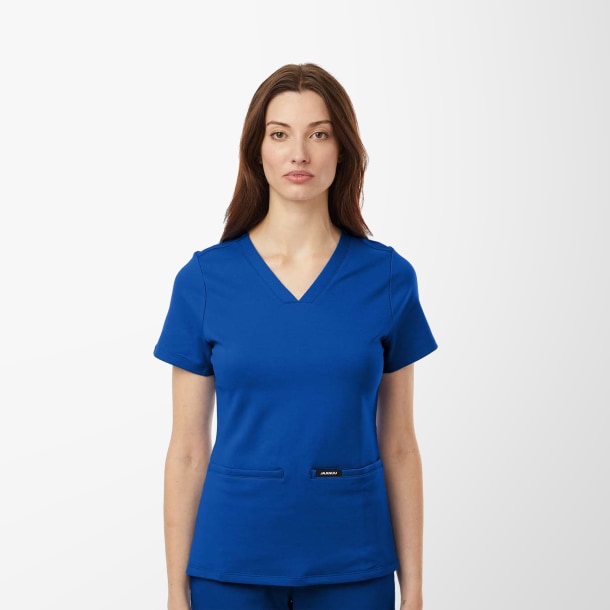 Jaanuu Women's V-Neck Cesi Ultrasoft Scrub Cesi Top