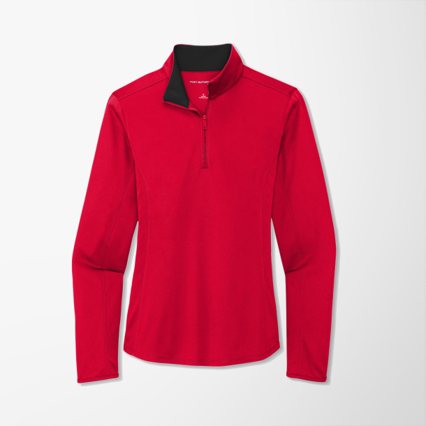 Port Authority® Women's Silk Touch™ Performance 1/4-Zip