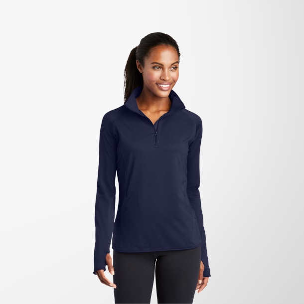 Sport-Tek® Women's Quarter-Zip Sport-Wick® Pullover