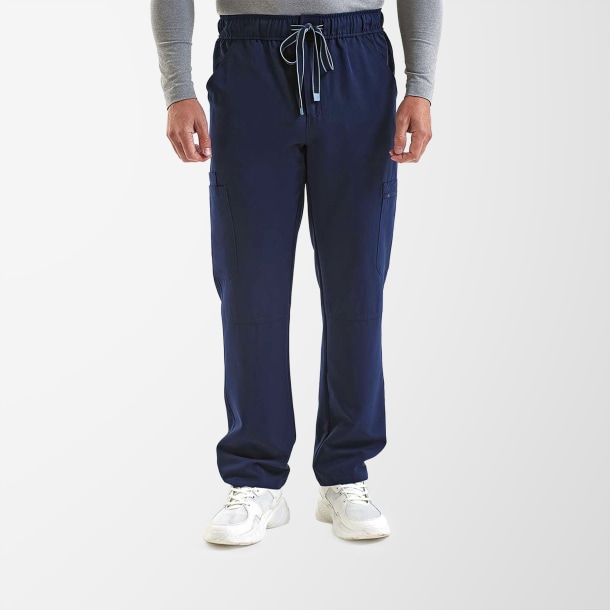 Onna Men's Cargo-Pocket Relentless Scrub Pants