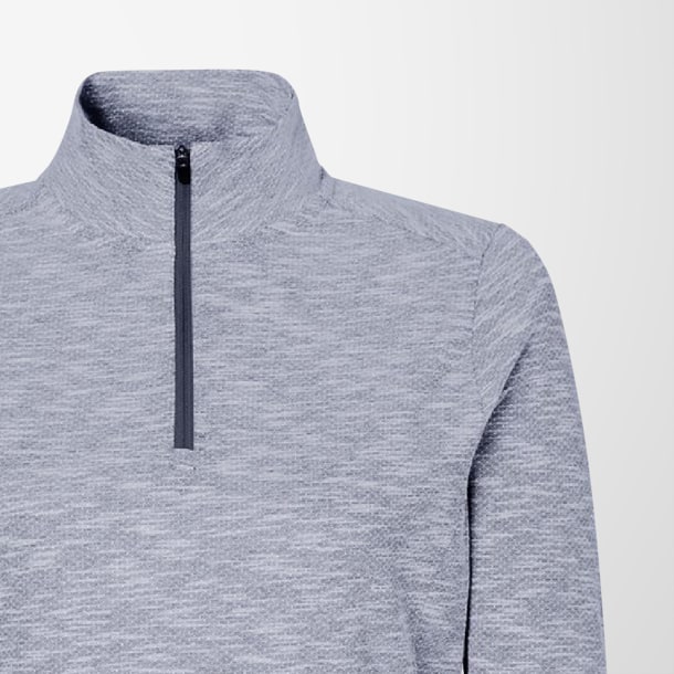 North End Women's Quarter-Zip Jacquard Eclipse Pullover