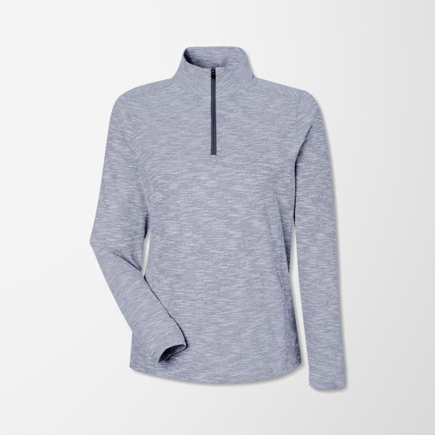 North End Women's Quarter-Zip Jacquard Eclipse Pullover