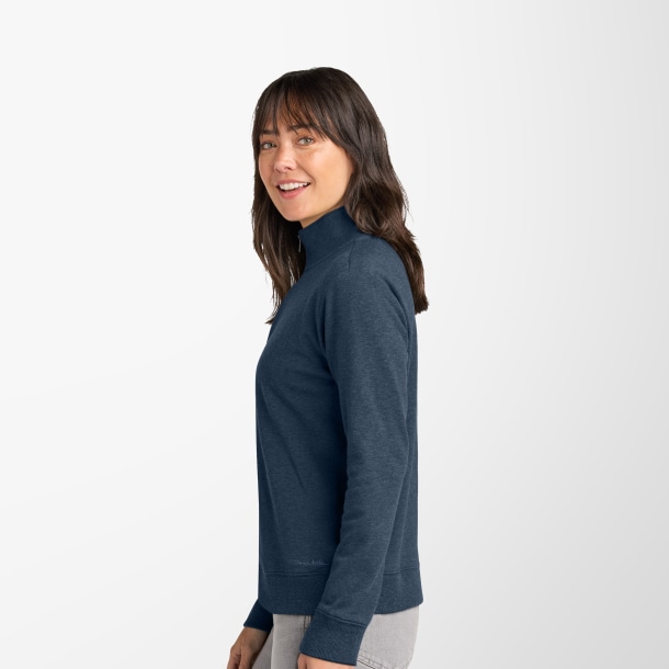 TravisMathew Women's Quarter-Zip Ocean Villa Pullover