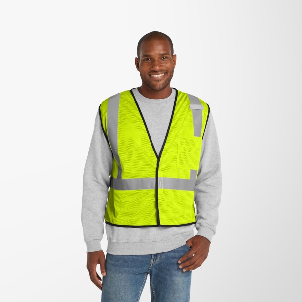 CornerStone® Adult Mesh ANSI 107 Class 2 Economy Vest