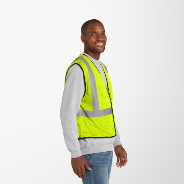 CornerStone® Adult Mesh ANSI 107 Class 2 Economy Vest