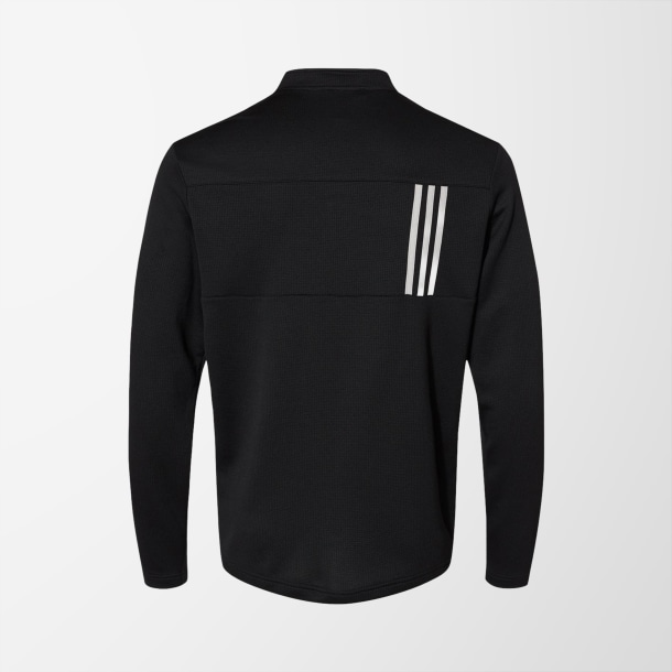 adidas® Men's Quarter-Zip Double-Knit Pullover