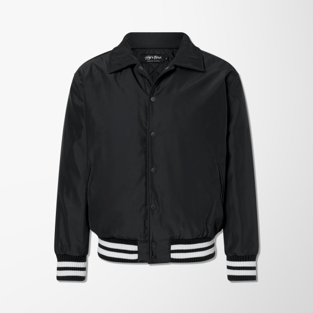 Shaka Wear Adult Collared Varsity Jacket