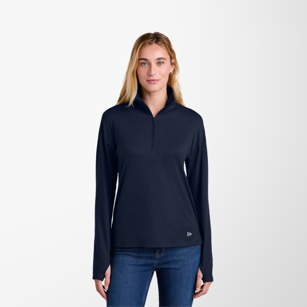 New Era® Women's Half-Zip Power Pullover