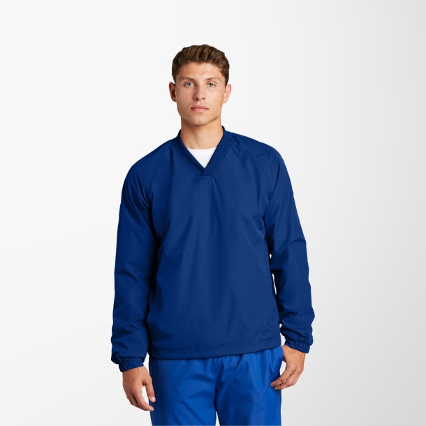 Sport-Tek® Men's V-Neck Wind Shirt