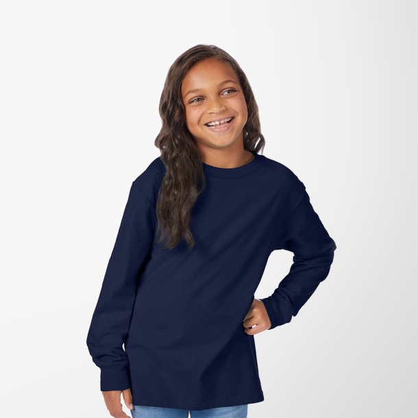 ComfortWash by Hanes Youth Long-Sleeve Garment-Dyed T-Shirt