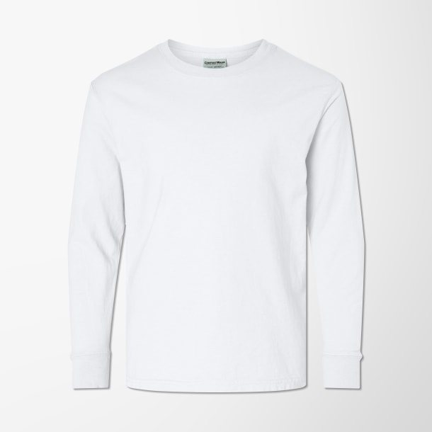 ComfortWash by Hanes Youth Long-Sleeve Garment-Dyed T-Shirt