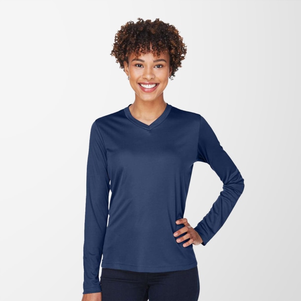 Team 365 Women's Long-Sleeve Performance Zone T-Shirt
