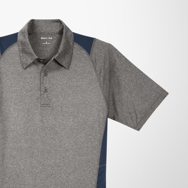 Sport-Tek® Men's Colorblock Heather Contender™ Polo