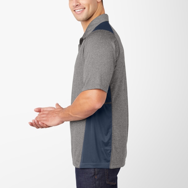 Sport-Tek® Men's Colorblock Heather Contender™ Polo