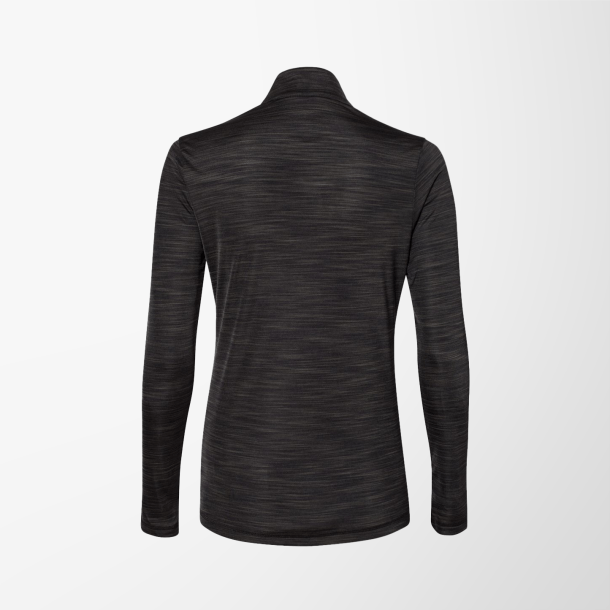 adidas® Women's Quarter-Zip Mélange Pullover