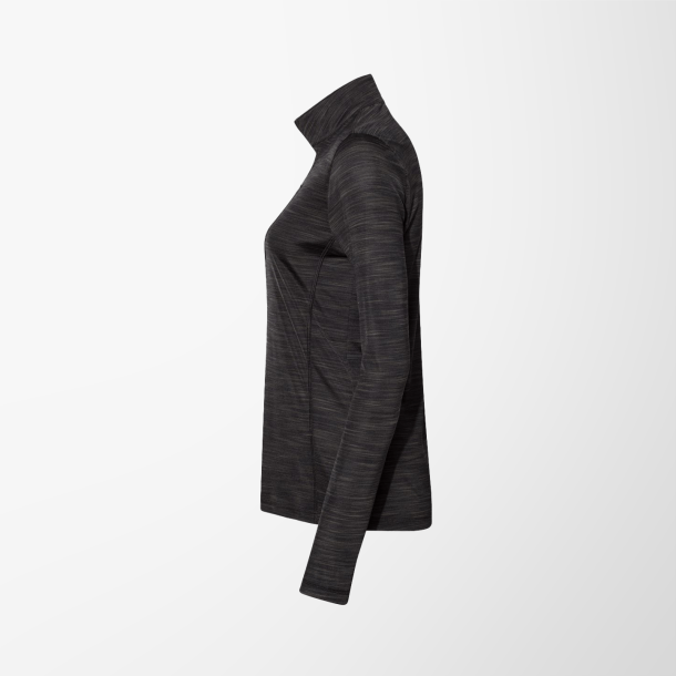 adidas® Women's Quarter-Zip Mélange Pullover