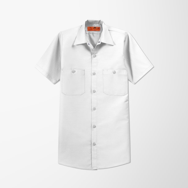 Red Kap® Men's Short-Sleeve Industrial Work Shirt