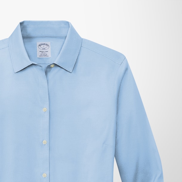 Brooks Brothers® Women's Wrinkle-Free Stretch Pinpoint Shirt