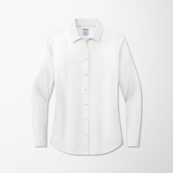 Brooks Brothers® Women's Wrinkle-Free Stretch Pinpoint Shirt