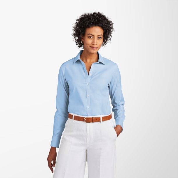 Brooks Brothers® Women's Wrinkle-Free Stretch Pinpoint Shirt