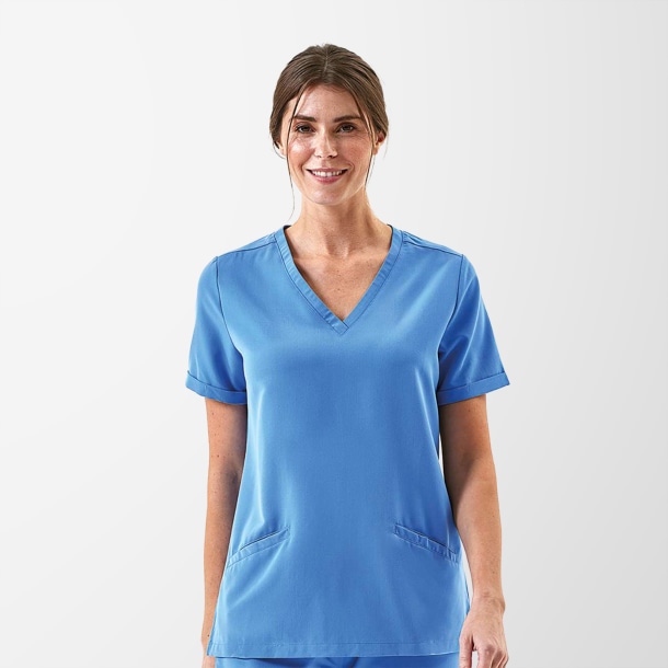 Onna Women's V-Neck Invincible Scrub Top