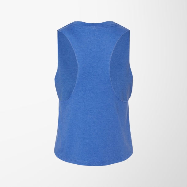 BELLA + CANVAS Women's Cropped Racerback Tank Top