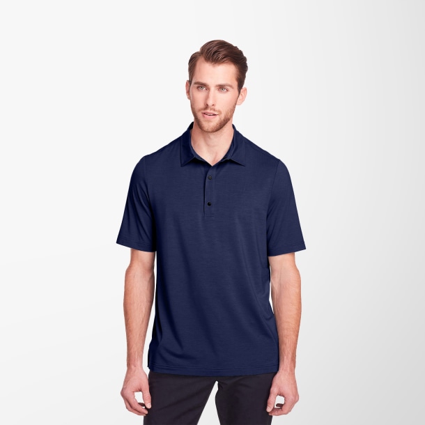 North End® Men's Snap-Up JAQ Polo