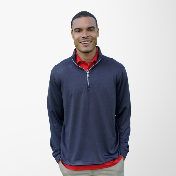 Greg Norman Men's Quarter-Zip Leaderboard Pullover