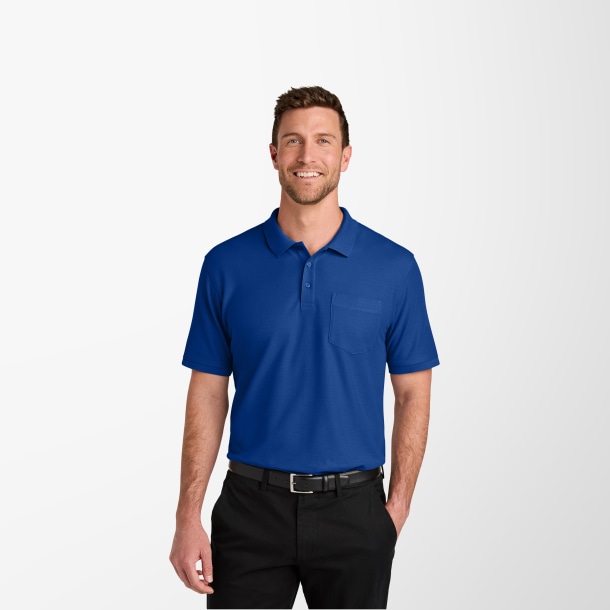 Port Authority® Pique Wearever Polo with Pocket