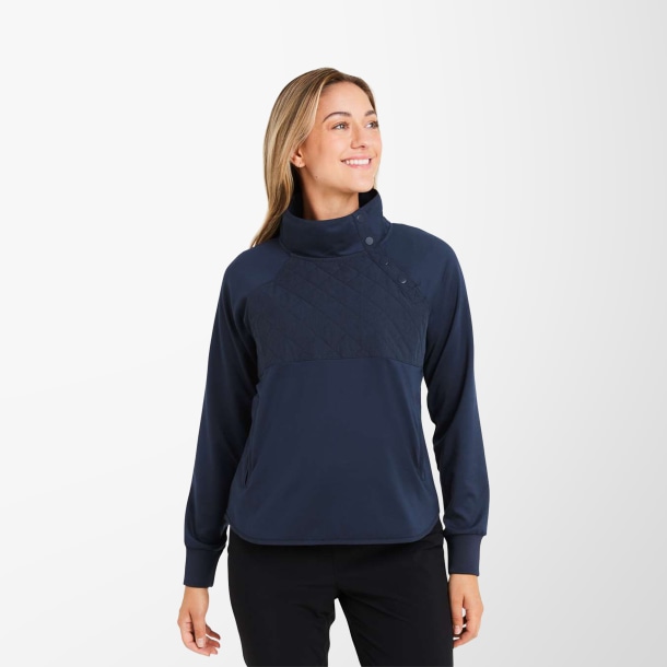 Swannies Women's Ellis Snap Neck Pullover