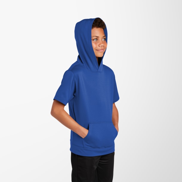 Sport-Tek® Youth Short-Sleeve Fleece Sport-Wick® Fleece Hoodie