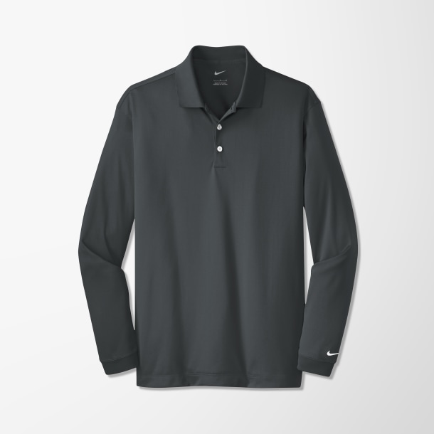 Nike Men's Long-Sleeve Dri-FIT Stretch Tech Polo