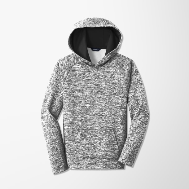 Sport-Tek® Youth Heather Fleece PosiCharge® Hoodie