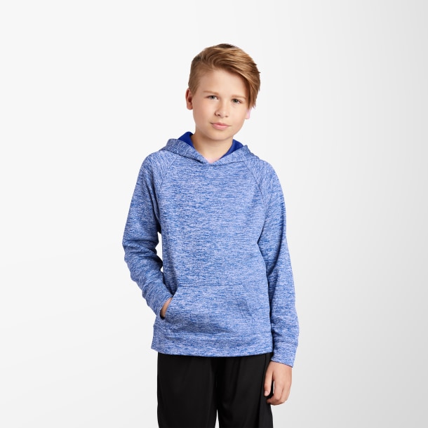 Sport-Tek® Youth Heather Fleece PosiCharge® Hoodie